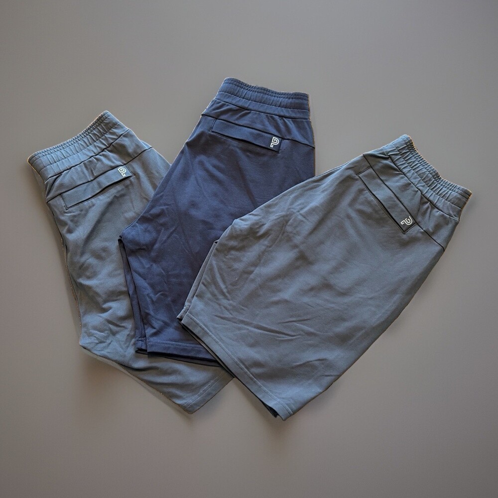 Lot of 3 Public Rec Mens All Day Every Day Shorts Bundle 32 Grey Blue